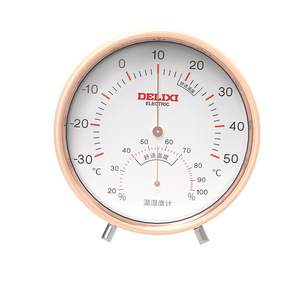 เครื่องวัดอุณหภูมิและความชื้นแบบตั้งโต๊ะ ยี่ห้อ Delixi Electric รุ่น Dial Type วัสดุพลาสติก สำหรับใช้ในบ้าน - Product Image 5