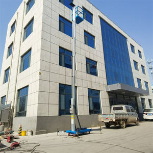 Antena kecil mobil angkat 8m hidrolik tunggal tiang paduan aluminium pria angkat aluminium Aerial kerja Platform - Product Image 6