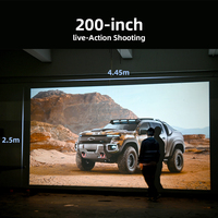 Vente directe des fabricants, projecteur portable LED, 1080P HD, compatible 4K, Smart TV, Android, jeux, utilisation éducative, A004 Pro