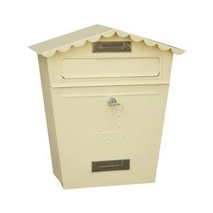 Cassetta Postale Professionale da Esterno <span class=keywords><strong>in</strong></span> Metallo Zincato <span class=keywords><strong>Bianco</strong></span> per Giardino - <span class=keywords><strong>Norma</strong></span> per Interni ed Esterni - Product Image 1