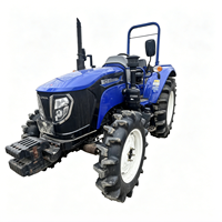 Tracteur d'occasion Lovol 804, 4x4, 80 CV, moteur diesel 4 cylindres Weichai/Quanchai, boîte de vitesses, faible consommation d'énergie
