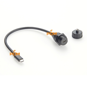 0.3m 30cm <strong>USB</strong> Type C Gen3.0 3.1 Female Male Plug <strong>Socket</strong> 0.3M IP67 Extension Waterproof <strong>USB</strong> Cables <strong>USB</strong> C Panel Mount Data Cord - Product Image 5