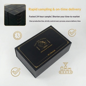 Custom <b>Book</b> Style Gift <b>Boxes</b>, Drawer & Tuck Top Packaging with Flip Lid Made to Order - Product Image 2
