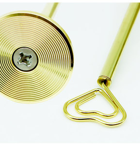 Modern Heart Shape Stainless Steel Free Standing Party <b>Wedding</b> Table <b>Name</b> <b>Card</b> and Number Holder - Product Image 3