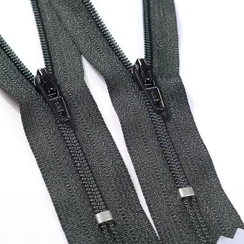 2026 NEW KJ Best Selling Custom Zipper Wholesale Open End Custom YKK3 Nylon Coil Zipper Hoodie Nylon Zipper for Garment