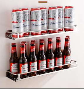 Organizador de Cocina para Montar en la Pared, Estante para Especias, Soportes y Estantes de Almacenamiento, Escurridor de Platos - Product Image 5