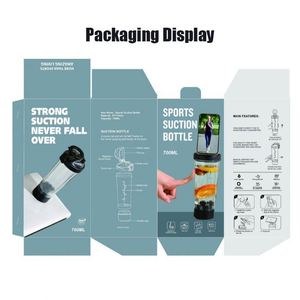 Gobelets en plastique en gros, bouteilles d'eau personnalisées, support magnétique pour téléphone, gourde de sport et fitness avec logo personnalisé - Product Image 4