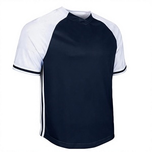 Maillot de baseball sublimé jaune-vert uni pour homme, à manches courtes, col en V, respirant, uniforme de softball personnalisé pour équipe, 100 % coton - Product Image 1