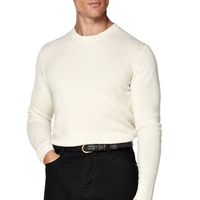 Pull en cachemire fin pour homme, respirant, personnalisable, avec décoration, pour l'hiver
