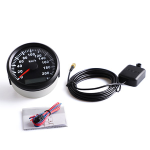 Compteur de vitesse GPS CNSPEED 200 km/h, cadran noir, pour la mise à niveau des motos - Product Image 3