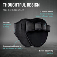 Poignées antidérapantes en néoprène pour la musculation, accessoires de musculation, soulevé de terre, développé couché, entraînement en salle de sport, protection des mains sans gants