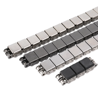 Cadena de Rodillos de Transmisión de Acero Inoxidable Tipo U08B - U2 10B-U2 12B-U2 16b-U2 para Tanque de Accesorios, Piezas de Maquinaria para Restaurantes