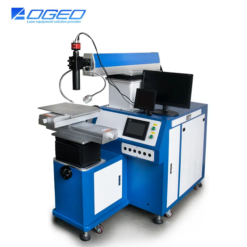 Mesin las Laser YAG 300w kualitas tinggi untuk cetakan perbaikan logam cetakan otomatis mesin las Laser perhiasan anting-anting yag mesin las