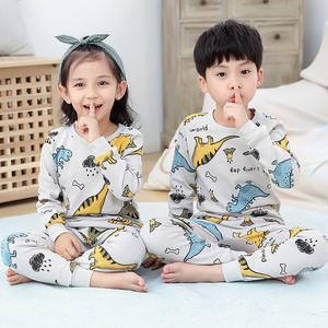Ensemble de pyjamas pour enfants personnalisés, dinosaures, respirants, manches longues, en coton, vêtements de nuit pour bébés garçons, ensemble de vêtements pour enfants pour garçons - Product Image 5