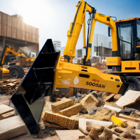 Neuer Hydraulikhammer SB 10 Kastenmodell mit Anbaugerät für Kompaktlader für Bagger 0,8-2,5 Tonnen für Lader Motor/Motorblock Inklusive