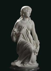 手彫りの大理石像女の子等身大大理石像セクシー女の子ヌード女性像工場卸売 - Product Image 6