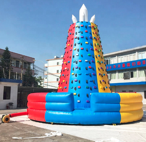 Khổng Lồ Cao Bền Rocket Inflatable Leo Tường Inflatable, Inflatable Nhảy Bouncy Leo Tường Leo Đồ Chơi Cho Bán - Product Image 2