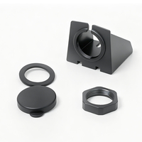 Câble de panneau Type-C vers Type-C 0,5 m mâle-femelle avec support, gaine TPE noire
