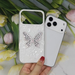 Cover per <span class=keywords><strong>Telefono</strong></span> 3D con Strass <span class=keywords><strong>a</strong></span> Forma di Farfalla, Custodia Protettiva Olografica per iPhone 11 fino <span class=keywords><strong>a</strong></span> 18, Samsung, Redmi, <span class=keywords><strong>Huawei</strong></span>, <span class=keywords><strong>OPPO</strong></span>, VIVO - Product Image 5