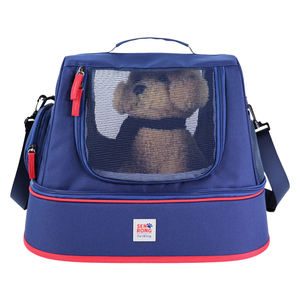 Cage de transport pour animaux de compagnie confortable et détachable, fabriquée au Vietnam, en polyester solide, avec fermeture éclair, style décontracté polyvalent pour petits chiens et chats - Product Image 1