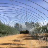 Kit complet de serre agricole de 500 mètres carrés, structure en métal, serre