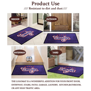 Custom Logo Front Door Anti-Slip <strong>Floor</strong> <strong>Mat</strong> Modern <strong>Outdoor</strong> Carpet For Home And Hotel <strong>Outdoor</strong> Entrance Cut Pile Techniques - Product Image 5