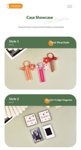 Porte-clés en acrylique transparent personnalisé avec impression <span class=keywords><strong>photo</strong></span> décorative, logo publicitaire, mini <span class=keywords><strong>album</strong></span> <span class=keywords><strong>photo</strong></span> en acrylique <span class=keywords><strong>vierge</strong></span> - Product Image 2