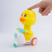 Nouvelle Conception Voitures Jouets à Pousser et Tirer en Forme de Petit Canard de Dessin Animé, Vente Chaude à Prix Abordable pour Enfants, Voiture Jouet à Tirer pour Enfants, Canard à Pression