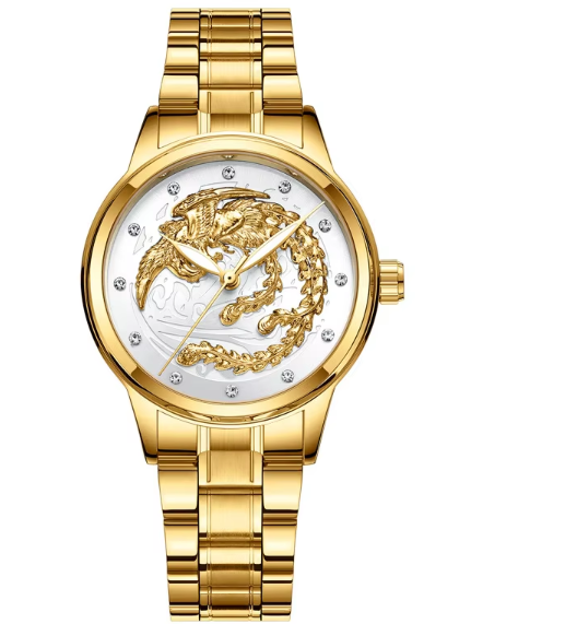 phoenix watch-all gold-white face