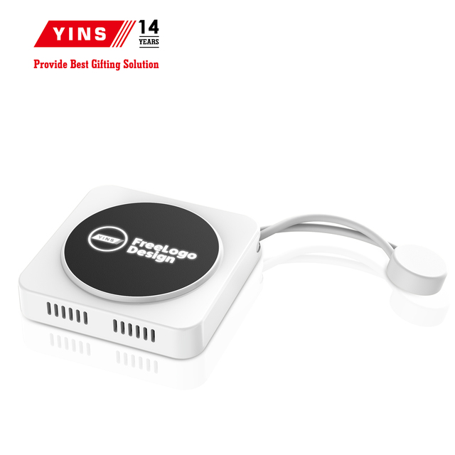 Wholesale Custom Logo LED Light Magnetic for V5.3 TWS Wireless Mini Sound Box Built-in Mic for Computer Corporate
