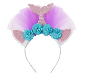 Nuevo Vestido de Princesa Sirena para Niñas con Cola y Diadema, para Halloween, Actuaciones, Eventos Formales, Bodas y Sesiones de Fotos - Product Image 4