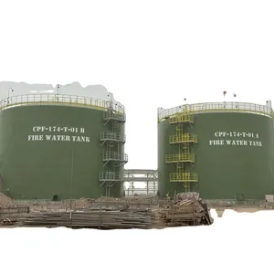 Fengda 20000 m3 - 200000 m3 Réservoir de stockage de liquide d'eau de carburant diesel à grande échelle Réservoir à toit flottant à toit fixe