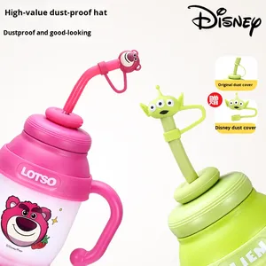 Termo Infantil de Acero Inoxidable con Aislamiento al Vacío, Diseño de Dibujos Animados Personalizado, 1 Litro, con Pajita, Botella de Agua, Venta al por Mayor de Fábrica - Product Image 3