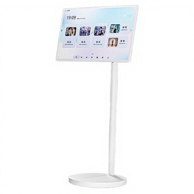 Portable LED HDTV 32inch Smart Touch Screen Display with Built-in Battery Wireless Casting for Home & Office Use
