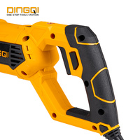 Scie sauteuse électrique filaire DINGQI 230V 750W, moteur à fil de cuivre, course de 20 mm, 2800 tr/min, vitesse variable, pour couper le bois, le métal et le PVC