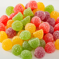 Fabrieksdirect suikergecoate cartoon gummy snoepjes met echt fruit sap, OEM, private label, groothandel, exporteur