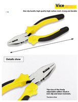 Kit d'outils complet professionnel 108 pièces pour la menuiserie, les réparations automobiles et l'entretien domestique, en métal, avec mallette de transport en plastique OEM