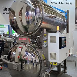 Autoclave pour la stérilisation des aliments en conserve, des saucisses, de la viande, des <span class=keywords><strong>bocaux</strong></span> en verre, machine de stérilisation par rétortage, autoclave de stérilisation - Product Image 4