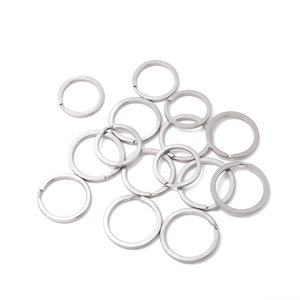 304 Stainless Steel Key <b>Ring</b> 2.5mm Diameter Round Keychain Hardware Jewelry Buckle Durable Metal <b>Keyring</b> Accessory - Product Image 4