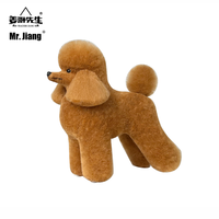 Perruques de pratique de toilettage Mr.Jiang Ram (modules de poils complets-sans modèle de base)-Système d'entraînement de beauté pour animaux de compagnie