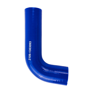 ท่อชาร์จรถยนต์รูปข้อศอก ทำจากยางซิลิโคนเกรดขึ้นรูปได้ สีปรับแต่งได้ สำหรับรถยนต์ Lada 2109 รุ่น 1303093 ท่อหม้อน้ำ PVC - Product Image 1