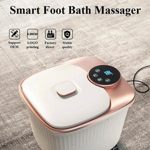 Taşınabilir elektrikli Shiatsu masaj ayak Spa havza iliklerine banyo ev kullanımı için masaj ile isıtma katlanabilir pedikür kase - Product Image 3