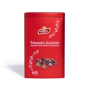 Прямоугольная жестяная коробка с двойной крышкой для шоколадного чая, подарочные коробки для конфет с индивидуальным печатным логотипом бренда