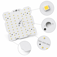 Panneau lumineux LED personnalisé 50W 64 LED 3030 avec 8 séries 8 parallèles ou 2 séries 32 parallèles pour downlight et projecteur