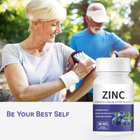 Compléments alimentaires personnalisés en comprimés de zinc pour adultes, bénéfiques pour la gestion de l'énergie