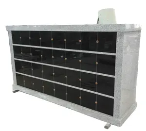 Wholesales Low Price Black Granite Columbarium Niche Prices for Cemetery