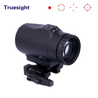 MG002 3X Magnifier 20mm Objective Lens 2 Diopter Adjustment 72mm Compact Matt Black Aluminium Red Dot High IP67 Waterproof