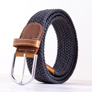 Hot <span class=keywords><strong>Sale</strong></span> Custom Woven Männer Stretch Geflochtener Elastischer Gürtel Mode Frauen Leinwand Geflochtener Stretch Elastischer Gürtel m Männer Geflecht gürtel - Product Image 3