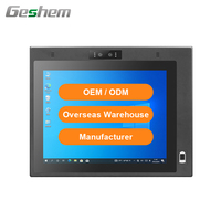 Geshem 17 pouces, PC industriel tout-en-un haute performance J1900 I3 I5 I7, ordinateur embarqué sans ventilateur, compatible Win10/Linux, OEM