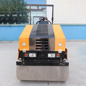 3T Mini Road Roller SSR260AC XP203 Moteur de pompe Changchai vibrant à double tambour Performance fiable - Product Image 2